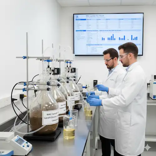 an environmental site investigation in progress, perfect for an environmental consultancy website showing phase 2 study